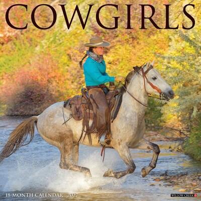 2027 Willow Creek Cowgirls 12 x 12 Monthly Wall Calendar, Assorted Colors (59906)