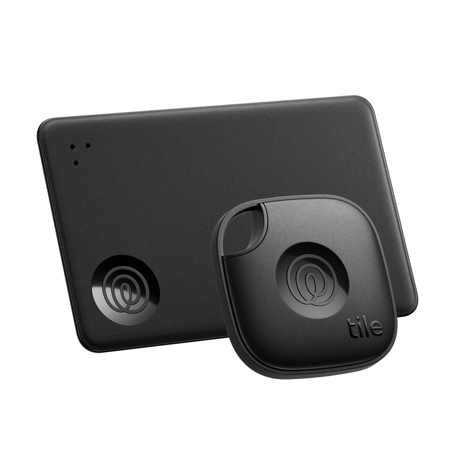 Life360 Tile Starter Pack Bluetooth Trackers, Black, 2/Pack (RE-65012)