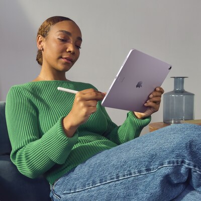 Apple iPad Air M2 Chip 13" Tablet, 128GB, Wi-Fi, Purple (MV2C3LL/A)