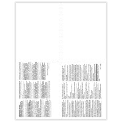 ComplyRight 2025 1099-R Blank Tax Form, Copy B & C, 4-Up, 500/Pack (5179B)