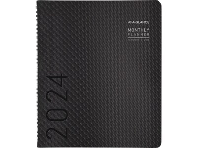 2024 AT-A-GLANCE Contemporary 9 x 11 Monthly Planner, Charcoal (70-260X-45-24)