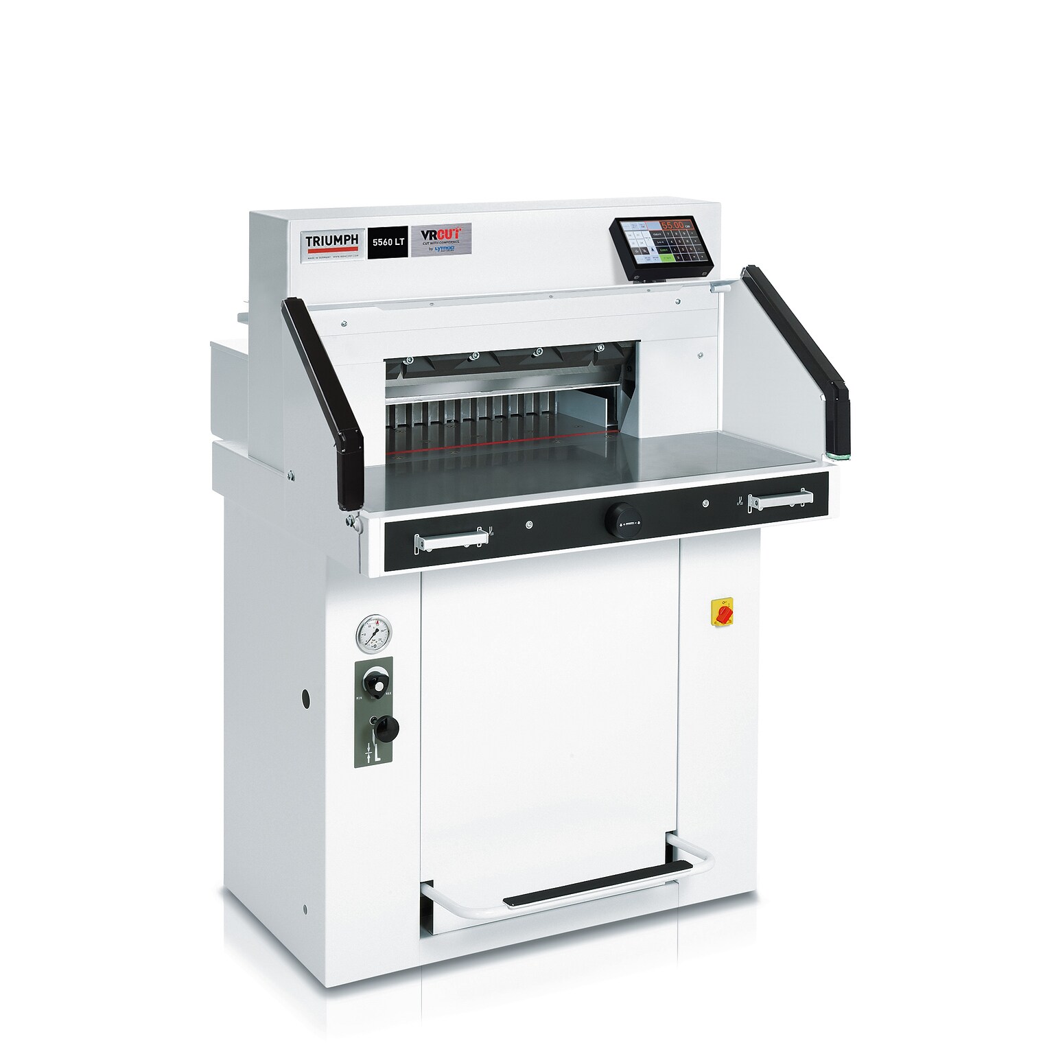 Triumph 5560 VRCUT Ready 21 5/8 Guillotine Paper Cutter, White (CU0493)
