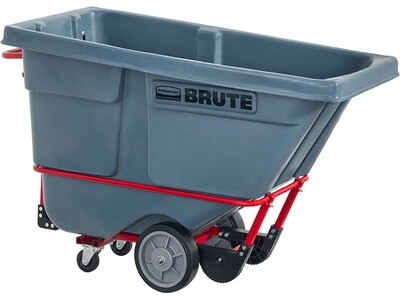 Rubbermaid Brute Heavy-Duty Tilt Truck, 0.5 Cu. Yd., Gray (2192465)