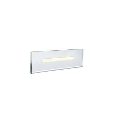 Azar Nameplate Holder, 2.5" x 8.5", Clear Acrylic, 10/Pack (122018)