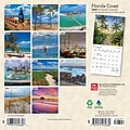2024 BrownTrout Florida Coast 7 x 14 Monthly Wall Calendar (9781975462680)