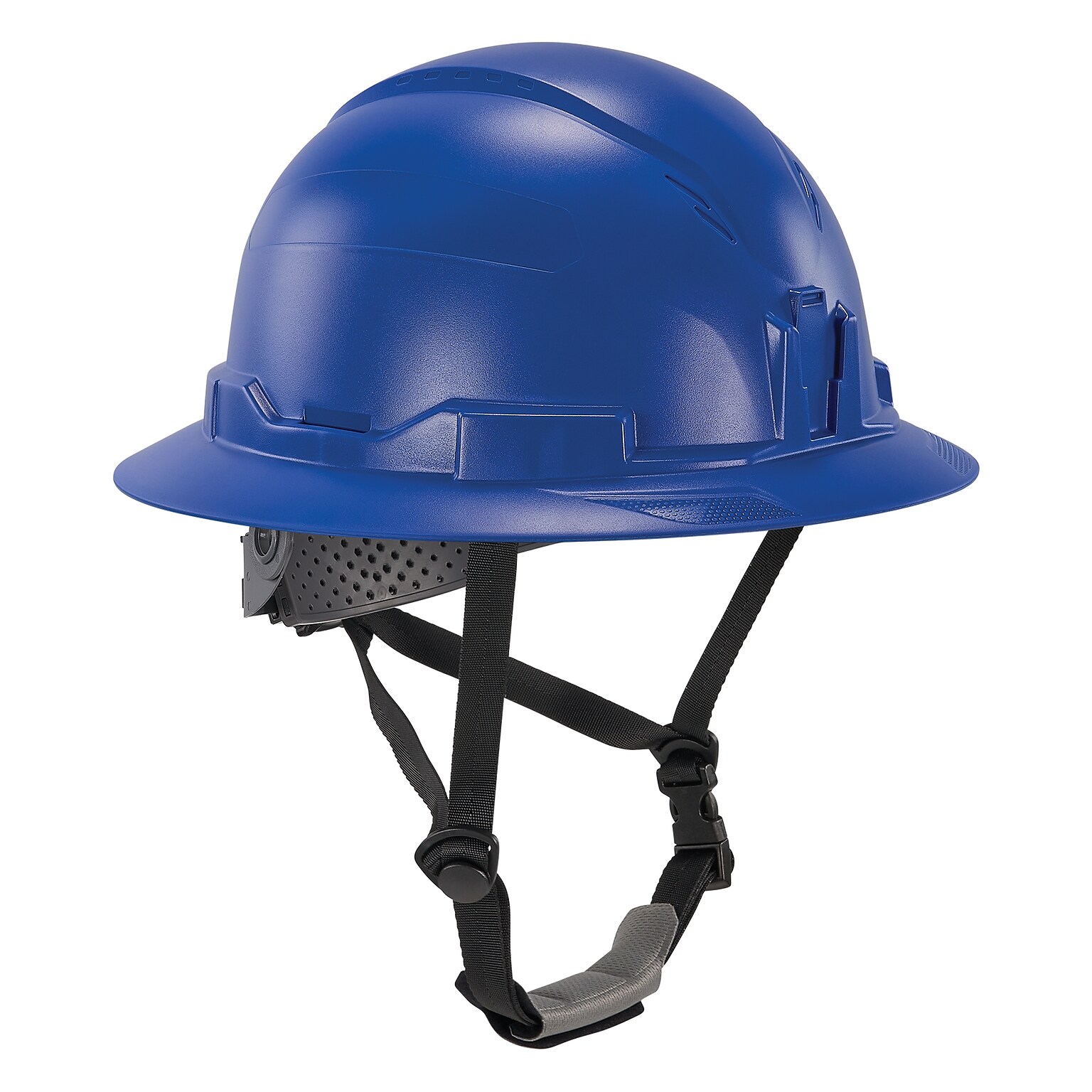 Ergodyne Skullerz 8963 PC-ABS Type II, Class E, 6-point Ratchet Suspension Full Brim Safety Helmet, Blue (60543)