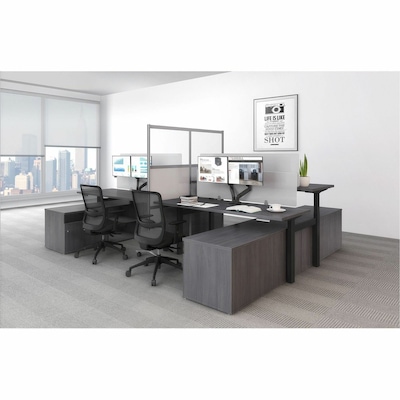 Lorell Adaptable Panel Divider, 24"W x 37"H, Frosted (LLR90278)