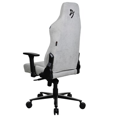 Arozzi Vernazza SoftFabric Ergonomic Racing Gaming Chair, Light Grey (VERNAZZA-SFB-LG)