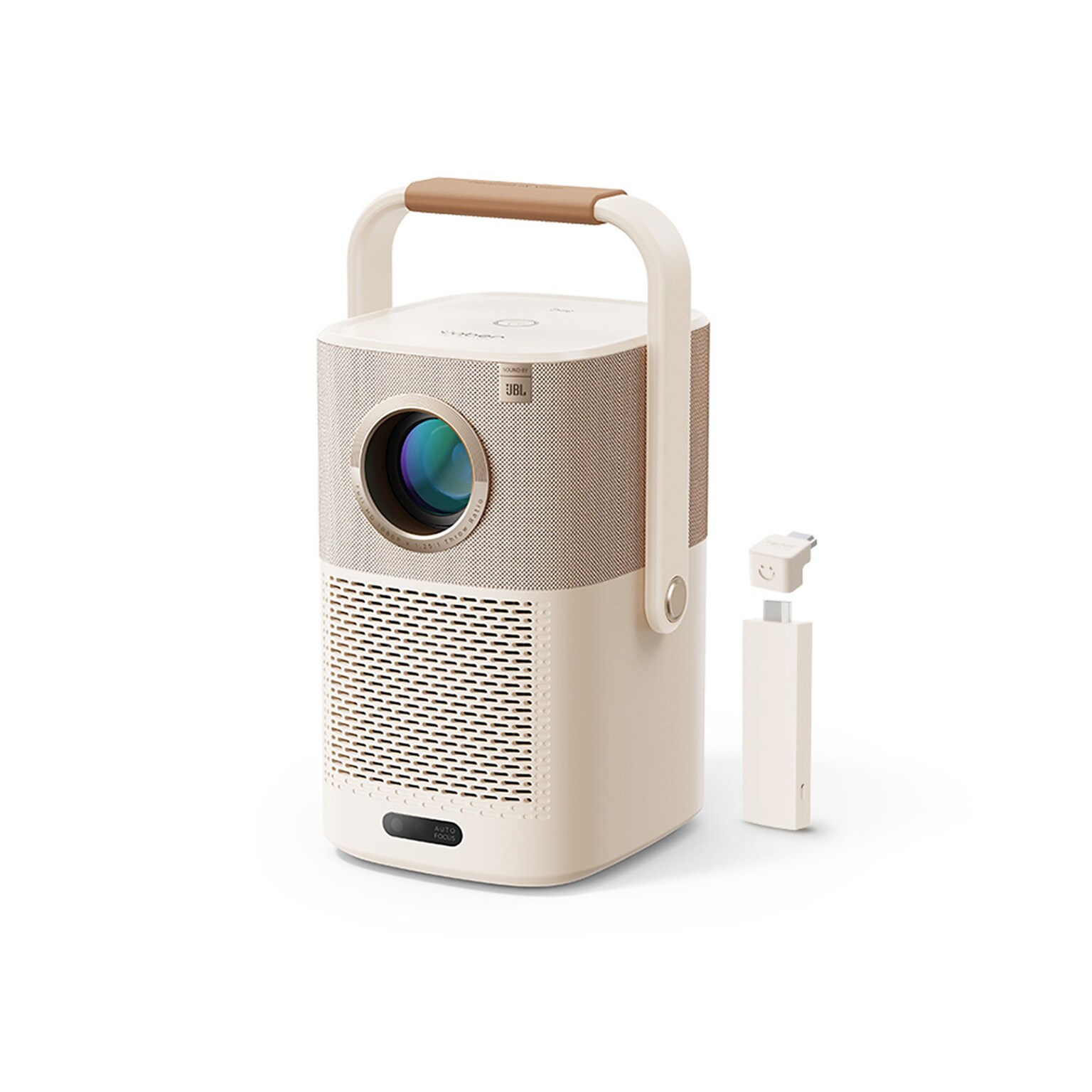 Yaber T2 Plus Wireless Portable Full HD LCD Theater Projector with Google TV Dongle Lunar Rock (T2PLus)