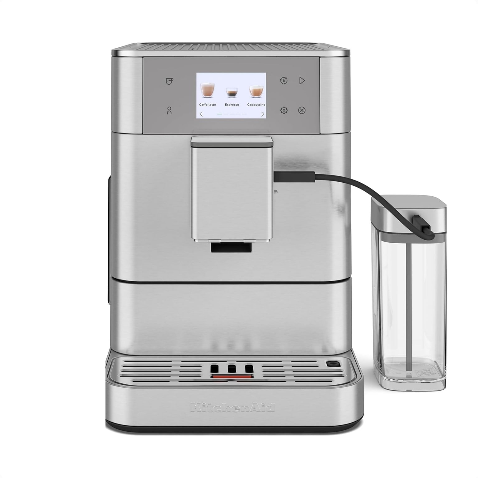 KitchenAid KF7 Pump/Automatic Espresso Machine, Brushed Stainless (KES8557SX)