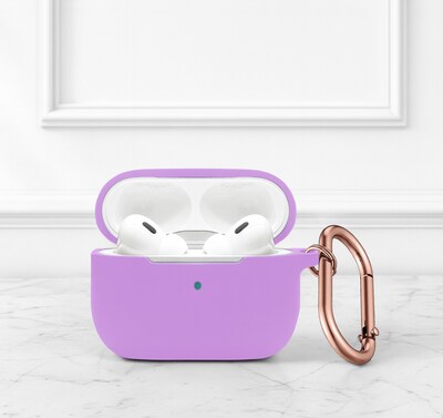 SaharaCase Venture Series Silicone Case Kit for AirPods Pro 3, Anti-Shock Material, Purple Orchid (HP00211)