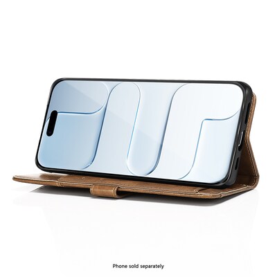 SaharaCase Indy Wallet Case for iPhone Air, Shock Absorbing, Canyon Brown (CP00939)