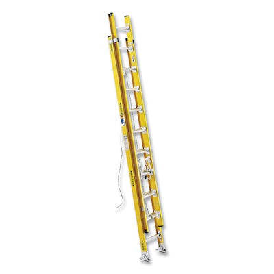 Werner D7100-2 20 ft. Fiberglass Extension Ladder, 375 lb. Capacity