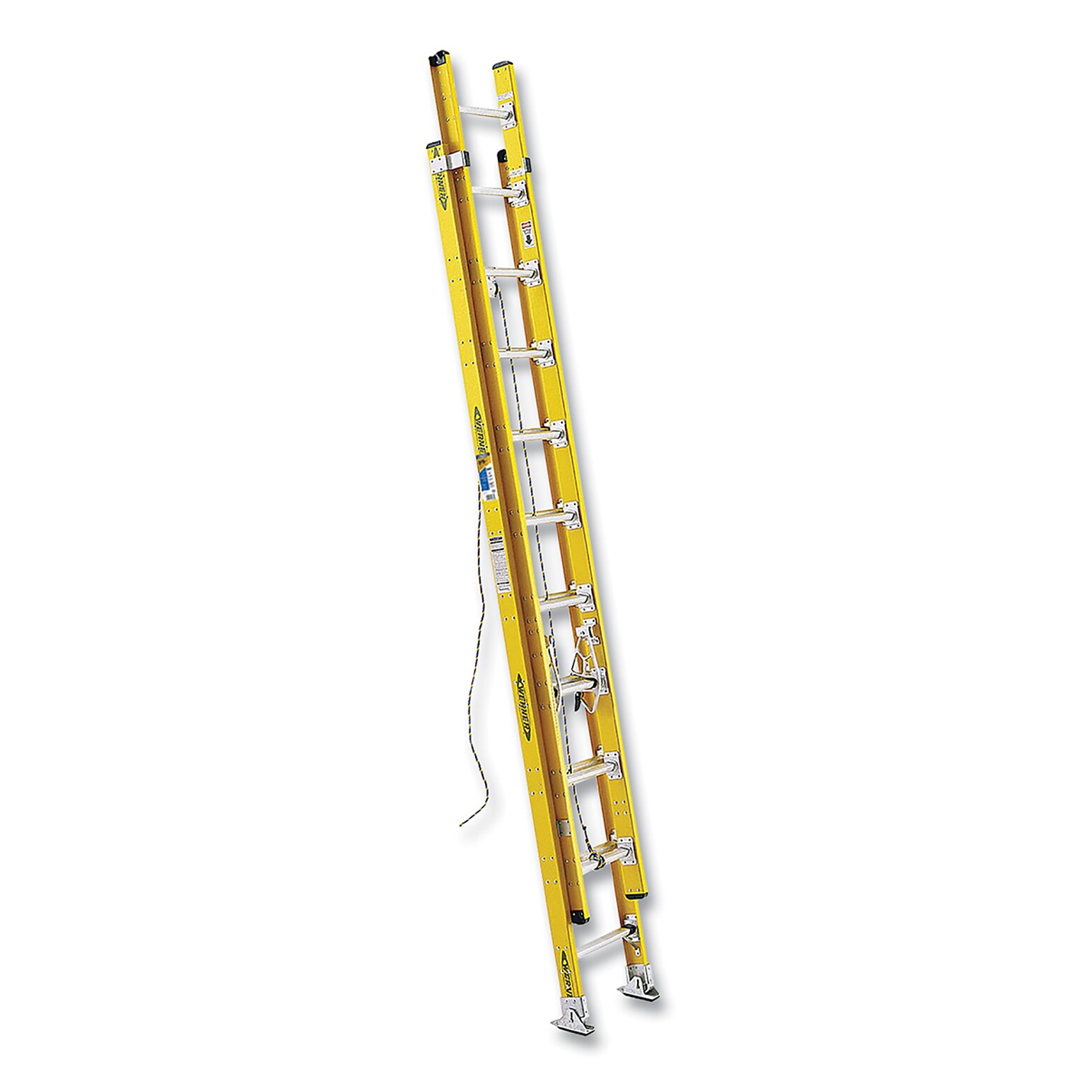 Werner D7100-2 20 ft. Fiberglass Extension Ladder, 375 lb. Capacity