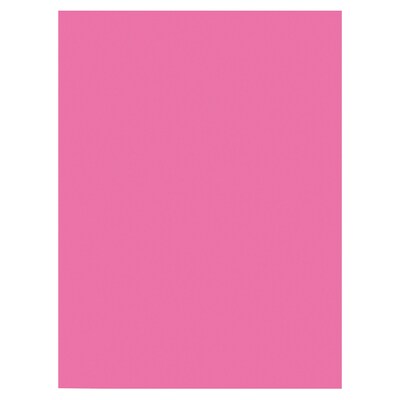 Prang 9" x 12" Construction Paper, Hot Pink, 50 Sheets/Pack, 10 Packs/Bundle (PAC9103-10)