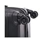 DUKAP SENSE Polycarbonate/ABS Carry-On Suitcase, Black (DKSEN00S-BLK)