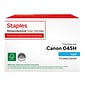 Staples Remanufactured Cyan High Yield Toner Cartridge Replacement for Canon 045H (TR1245C001DS/ST1245C001DS)