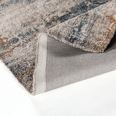 Flash Furniture Dana Collection Polyester 84" x 61.5" Rectangular Handmade Rug, Blue (RCRG1901657)