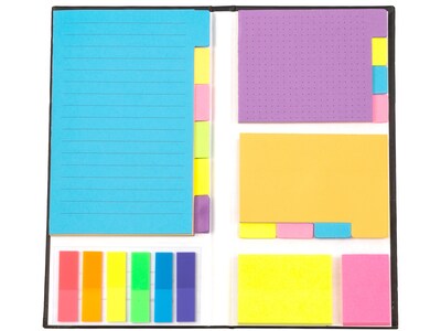 Better Office Notes Combo Pack, Assorted Colors, 400 Sheet/Pad, 5 Pads/Pack (66500)