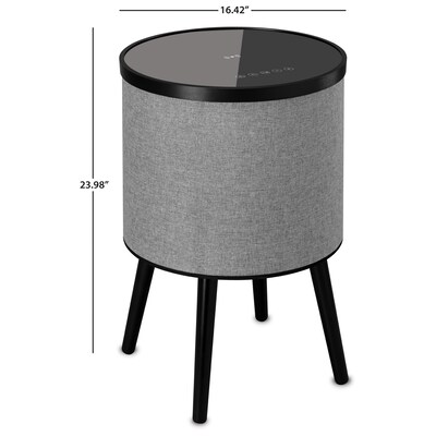 DecorTech Round Speaker Table with Wireless Charging