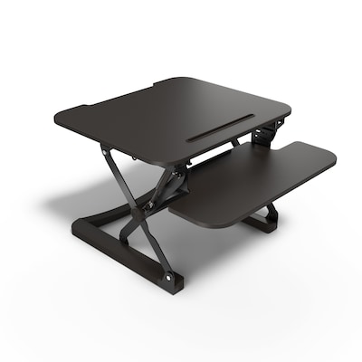 Union & Scale™ FlexFit™ 27 Manual Adjustable Desk Converter, Black (UN44901-CC)