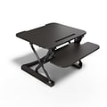Union & Scale™ FlexFit™ 27 Adjustable Desk Riser, Black (UN44901-CC)