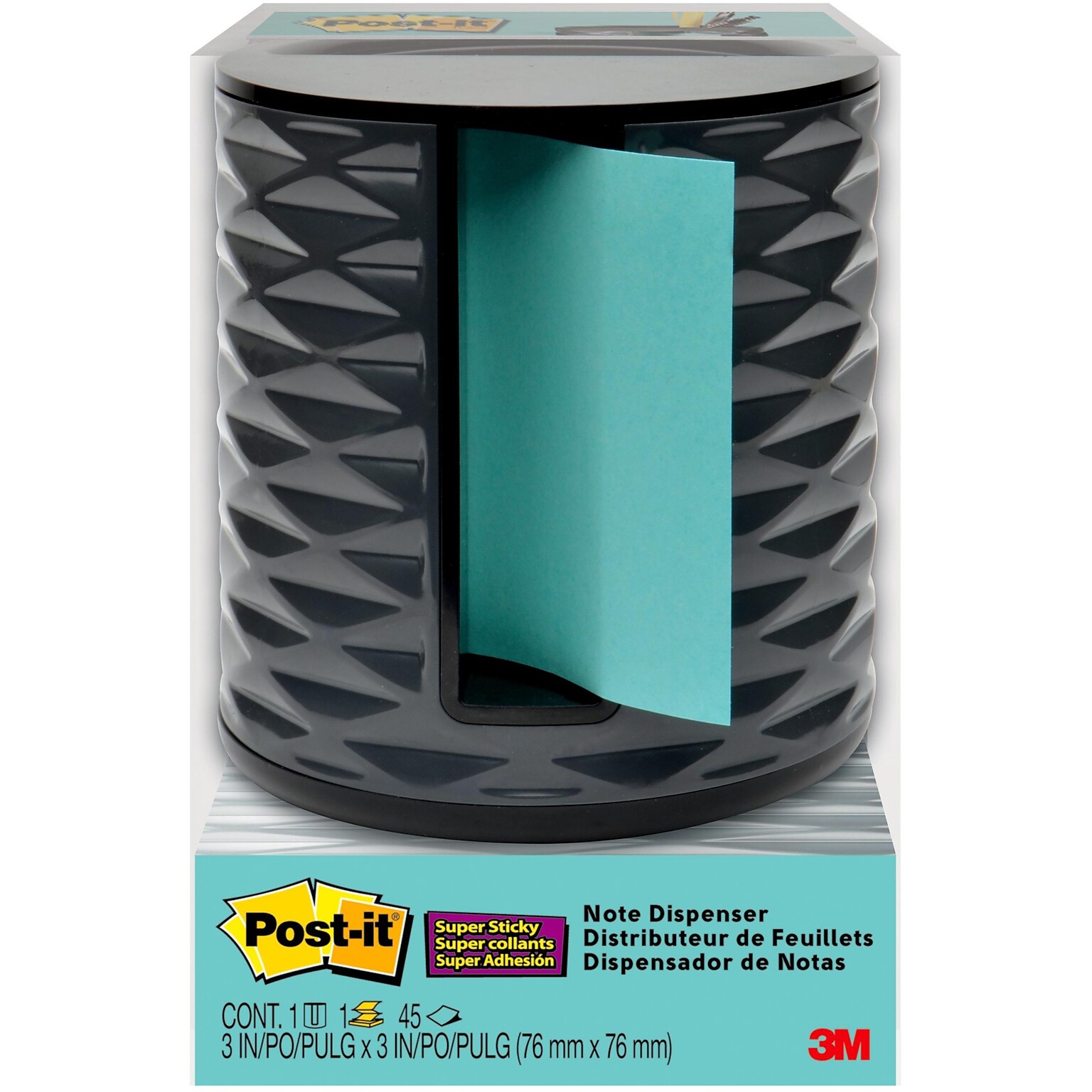Post-it® Note Dispenser for 3 x 3 Pop-Up Notes, White/Grey (ABS-330-W)