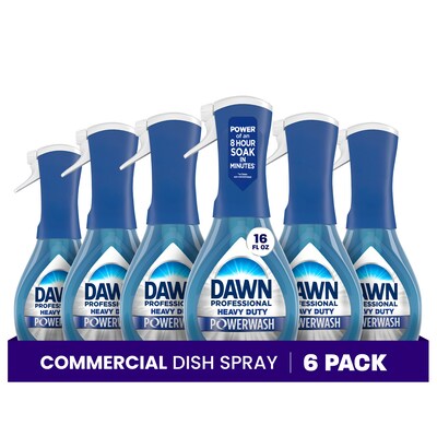 Dawn Professional Heavy Duty Powerwash Commercial Dish Soap Spray, 16 Fl. oz., 6/Carton (12300CT)