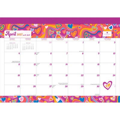 2026-2027 Plato House of Turnowsky 14" x 10" Academic Monthly Desk Pad Calendar (9798330708109)