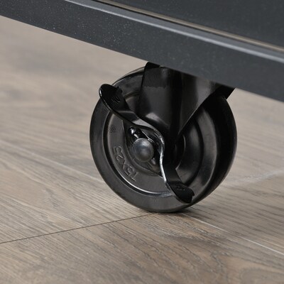 Sauder Boulevard Café 46"W x 22"D Coffee Table, Black (420645)
