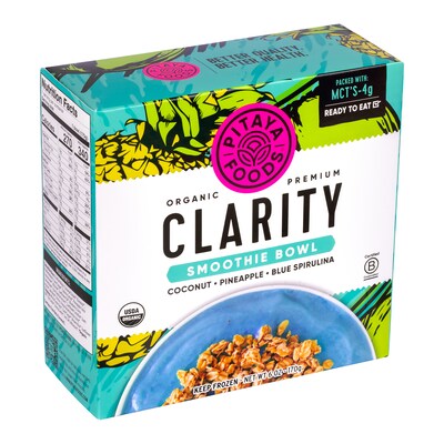 Pitaya Foods Organic Smoothie Bowl, Clarity, 6 oz, 6/Pack (220-02482)