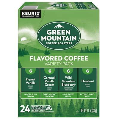 Green Mountain Variety Pack Coffee Keurig® K-Cup® Pods, Light Roast, 24/Box (5000374160)