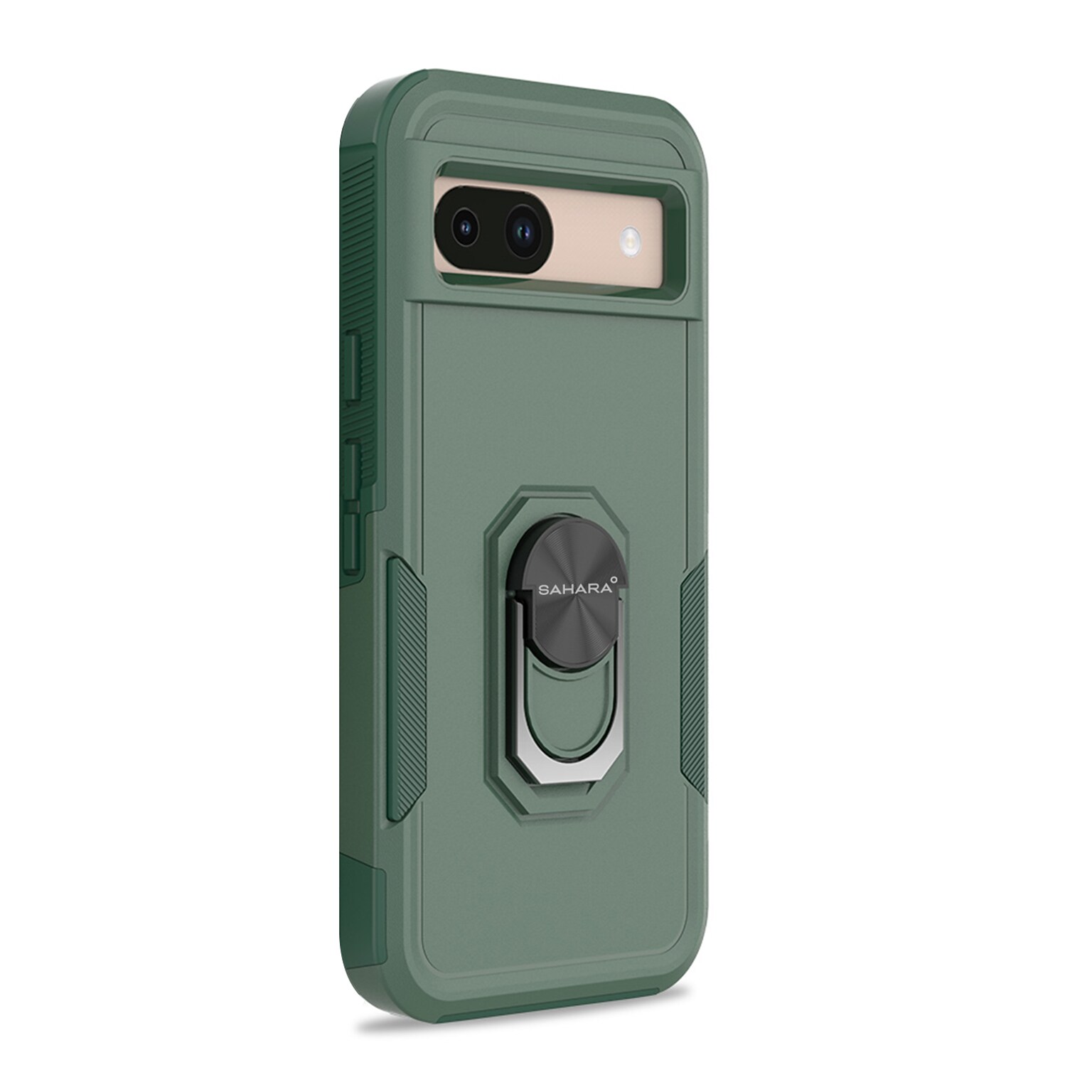 SaharaCase Raider Series Rugged Case for Google Pixel 8a, Shock Absorbing, Cactus Green (CP00573)
