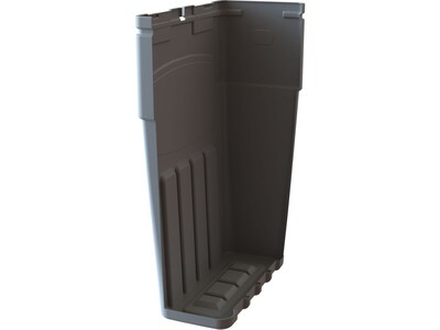 CleanRiver LeanStream Plastic Single-Stream Recycling Station, 23 Gallon, Gray (LS1B-005)