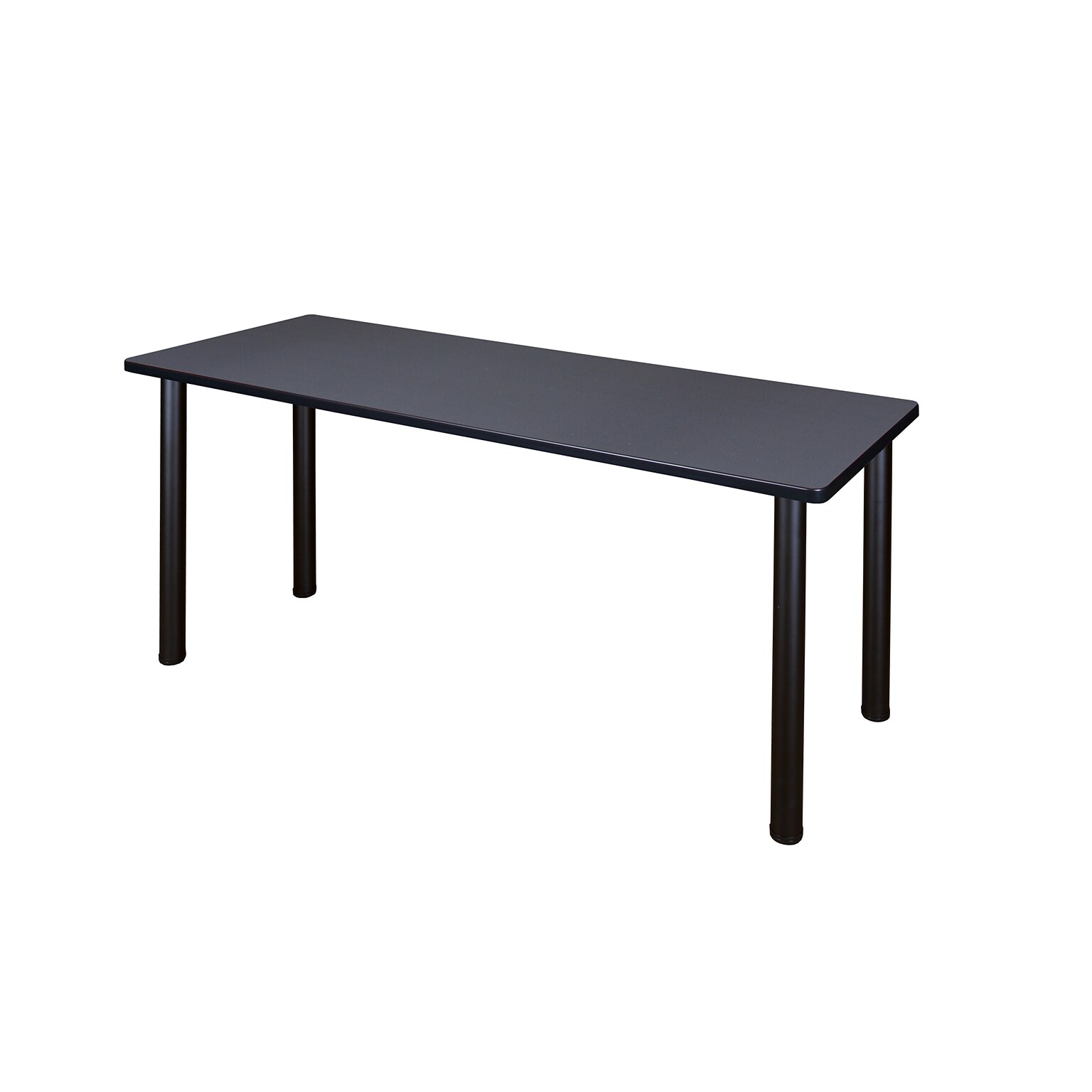 Regency Kee Training Table, 24D x 72W, Gray/Black (MT7224GYBPBK)