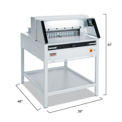 Triumph 6660 VRCUT Ready 25 1/2 Guillotine Paper Cutter, White (CU0492)
