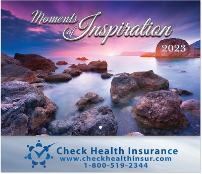Custom Coronado Moments Inspir Wall Calendar Stitched