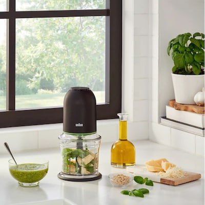 Braun EasyPrep 32 oz. Mini Food Processor, Black (CH3012BK)