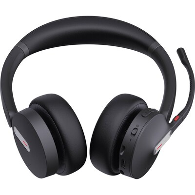 Yealink BH70 Wireless Noise Canceling Bluetooth Stereo Headset, USB-C, UC Certified (1208668)