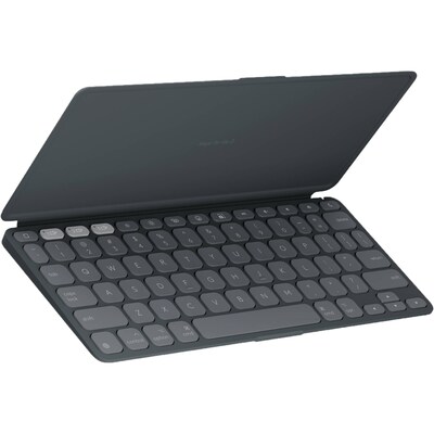 Logitech Keys-To-Go 2 Fabric Keyboard with Built-in Cover for iPadOS Devices, Graphite (920-012866)