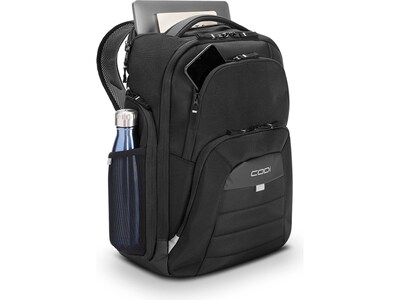 CODi Ferretti Pro 17.3" Polyester Laptop Backpack, Black (FER706-4)