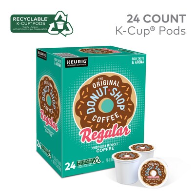 The Original Donut Shop Coffee Keurig® K-Cup® Pods, Medium Roast, 24/Box (60052-101)