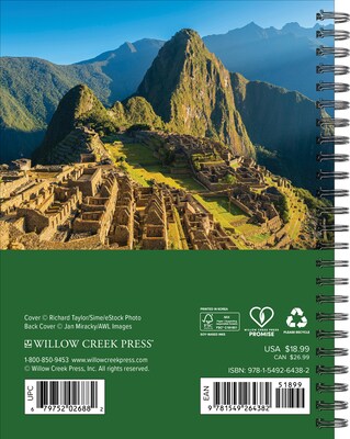 2027 Willow Creek Destinations 6.5 x 8.5 Weekly & Monthly Desk Calendar (64382)