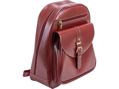 McKleinUSA MOLINE Business Laptop/Tablet Backpack, Red (99666)