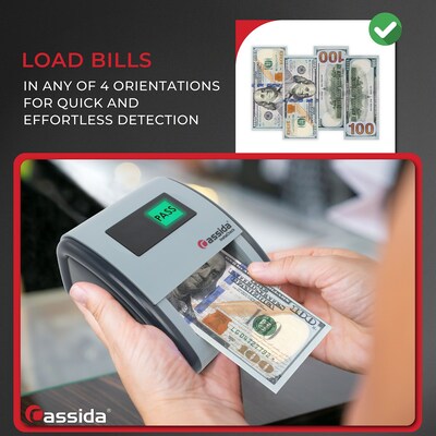 Cassida InstaCheck Counterfeit Detection Machine, Gray/Black (DIC)