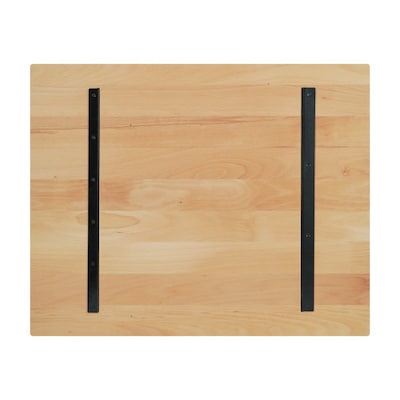 Flash Furniture Bennett 24"W x 30"D 1.5" Thickness Rectangular Table Top, Wooden, Natural (GSF0032430NAT)