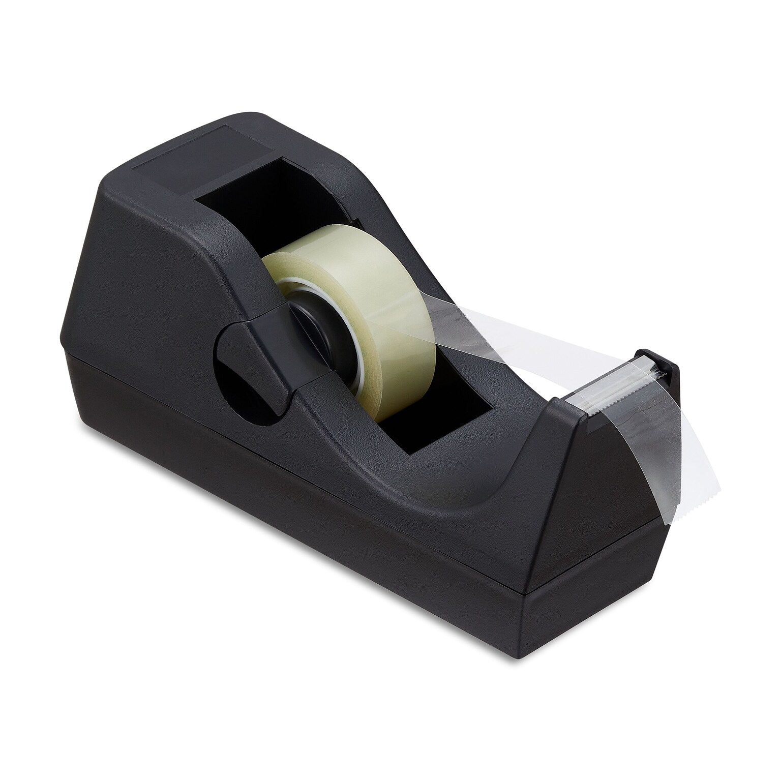 Staples Desktop Dispenser, Black, 18/Carton (10566)