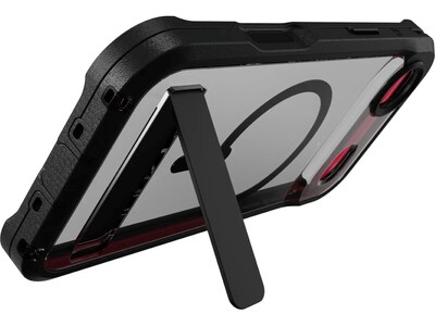Zagg Rainier Snap with Kickstand MagSafe Phone Case for Apple iPhone 17 Air, Shock Absorbing, Smoke Black (702319173)