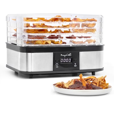 Elama 5 Tray Food Dehydrator, Black/Silver (935122412M)