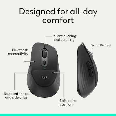 Logitech Signature Comfort Plus Combo MK880 Wireless Keyboard and Mouse Combo, Black (920-013968)
